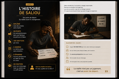 L'histoire de Saliou - son point de départ et sa réalité avant le changement
